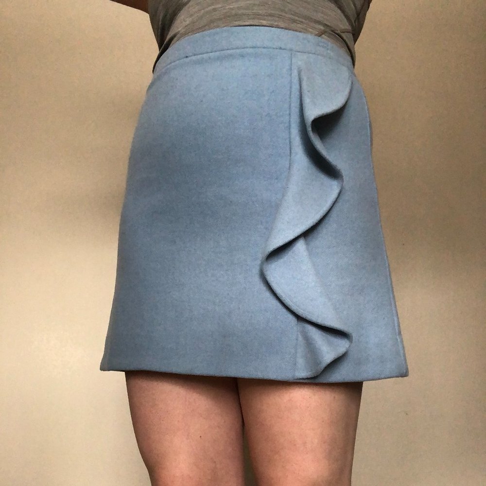 Wool Mini Skirt